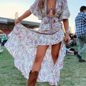New Boho Summer Floral Maisie Bambi Dress Gown